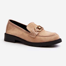Mocassins classiques beiges pour femmes Fiviana 1