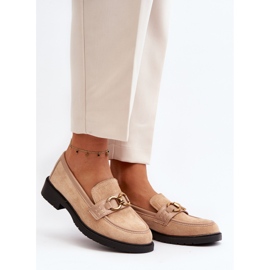 Mocassins classiques beiges pour femmes Fiviana 2