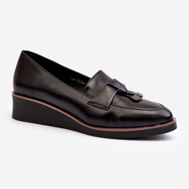 Vinceza Chaussures Compensées Femme Avec Décoration, Noir Miliret le noir 1