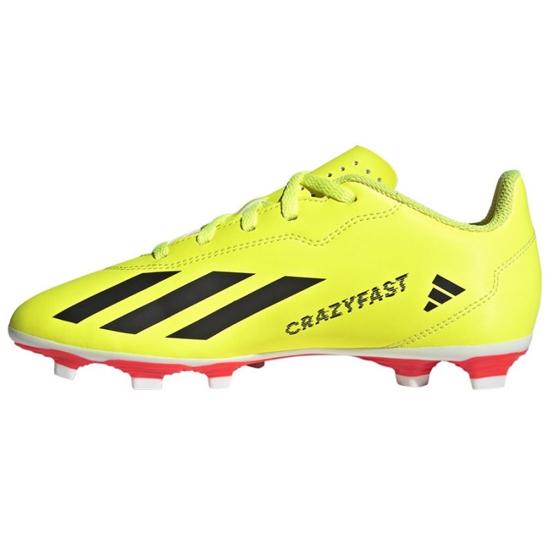 Chaussures Adidas X Crazyfast Club FxG IF0717 jaune 2