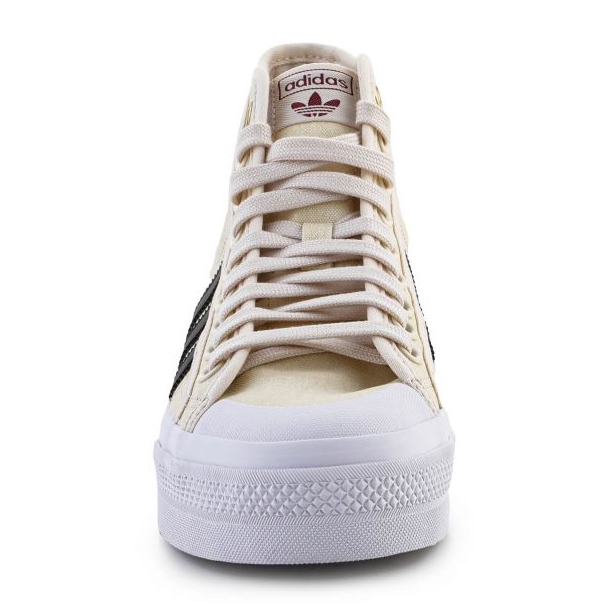 Chaussures Adidas Nizza Platform Mid W H00641 beige 1