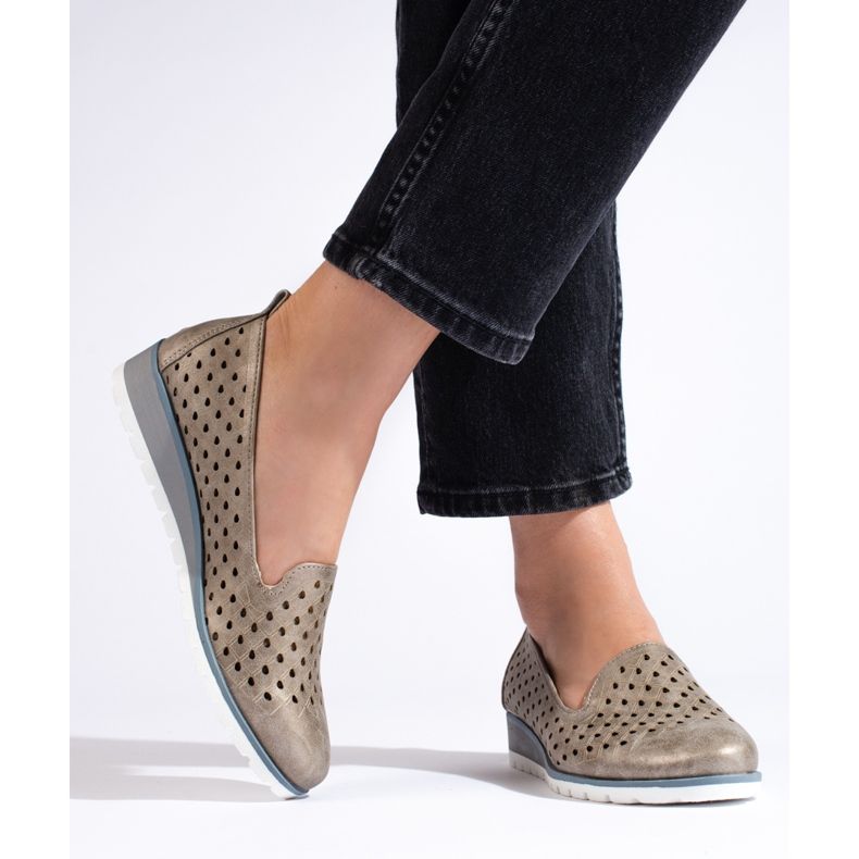 Seigneurs ajourés en or pour femmes de Daszyński doré 2