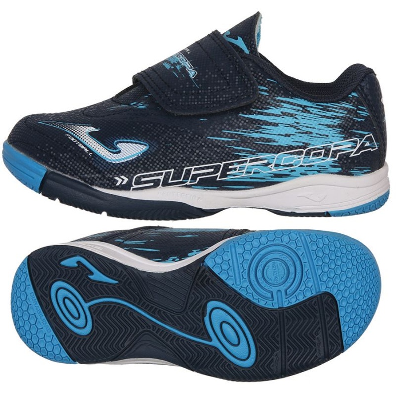 Chaussures de football Joma Super Copa 2303 In Jr SCJS2303INV bleu 3 Chaussures de football Joma Super Copa 2303 In Jr SCJS2303INV bleu 3