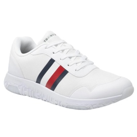 Chaussures Tommy Hilfiger Lightweight Knit Runner M FM0FM04158 blanc 1