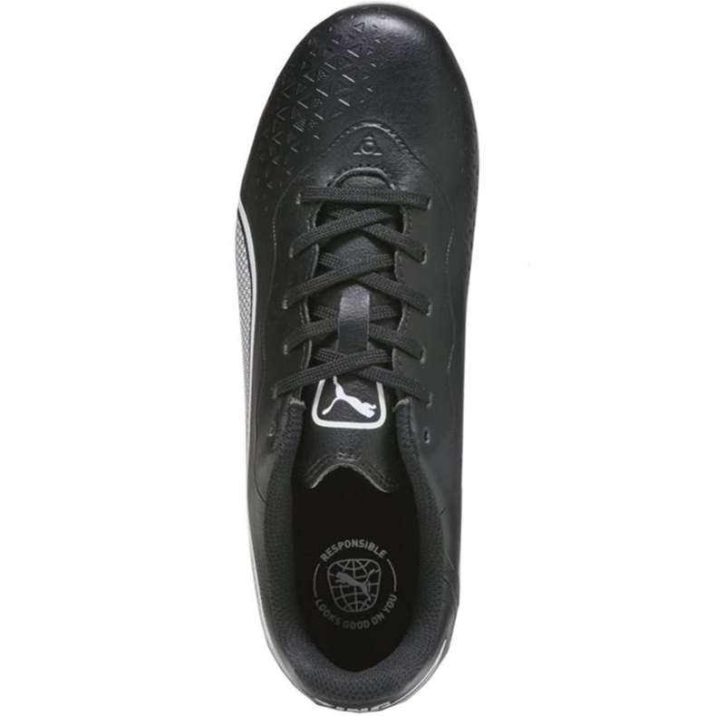 Chaussures de football Puma King Match FG/AG Jr 107573 01 noir 1