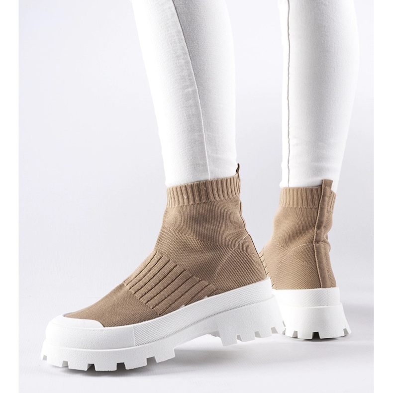 Baskets marron à tige souple Varden brun 1 Baskets marron à tige souple Varden brun 1