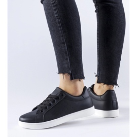 Baskets Bourassa noires le noir 1