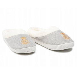Lauren Ralph Lauren Pantoufles 297860453001 gris 1