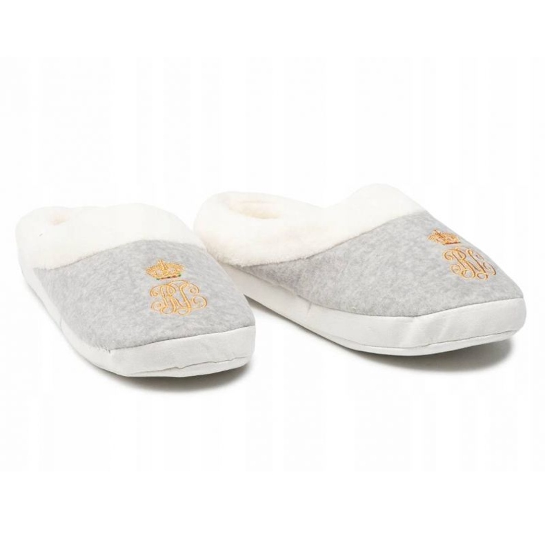Lauren Ralph Lauren Pantoufles 297860453001 gris 1