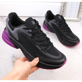Chaussures de sport femme, baskets noires Big Star LL274335 2