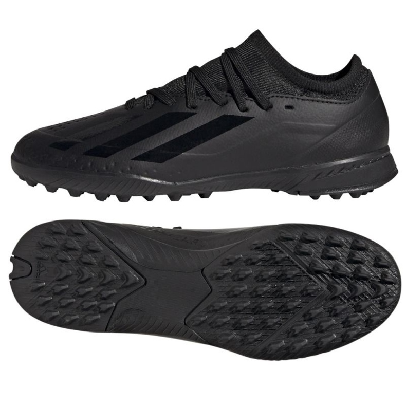 Chaussures Adidas X CRAZYFAST.3 Tf Jr IE1570 noir 1