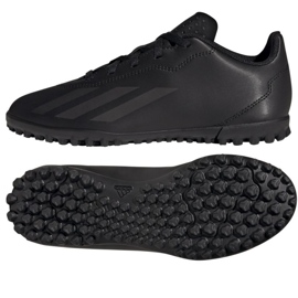 Chaussures Adidas X CRAZYFAST.4 Tf Jr IE4084 noir 1