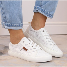 Baskets en dentelle blanche Big Star W274925 1