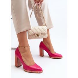 Laura Messi 2746 Escarpins à talons hauts roses 1