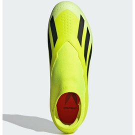 Chaussures Adidas X Crazyfast League Ll Fg Jr IF0689 jaune 2