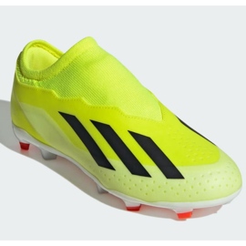 Chaussures Adidas X Crazyfast League Ll Fg Jr IF0689 jaune 3
