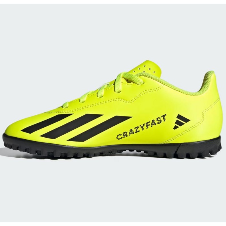 Chaussures Adidas X Crazyfast Club Tf Jr IF0707 jaune 1