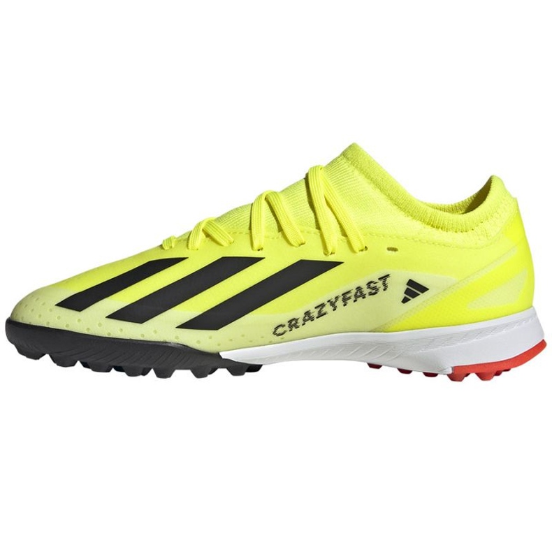 Chaussures Adidas X Crazyfast League Tf Jr IF0681 jaune 1