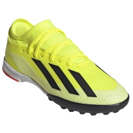 Chaussures Adidas X Crazyfast League Tf Jr IF0681 jaune 3