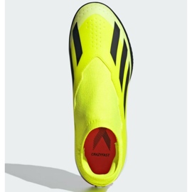 Chaussures Adidas X Crazyfast League Ll Tf Jr IF0686 jaune 2