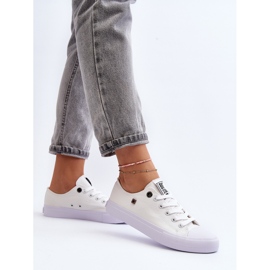 Baskets Basses Classiques Femme Big Star AA274010 Blanc blanche 1 Baskets Basses Classiques Femme Big Star AA274010 Blanc blanche 1