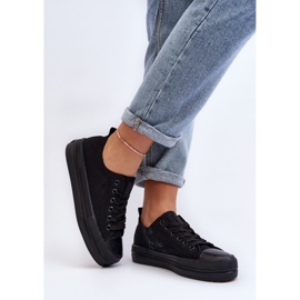 Baskets Femme En Tissu Noir Staneva le noir 4