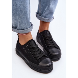 Baskets Femme En Tissu Noir Staneva le noir 8