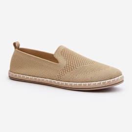 Espadrilles à enfiler femme Harmonie beiges 1