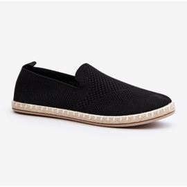 Espadrilles à enfiler Black Harmonie pour femmes noir 1