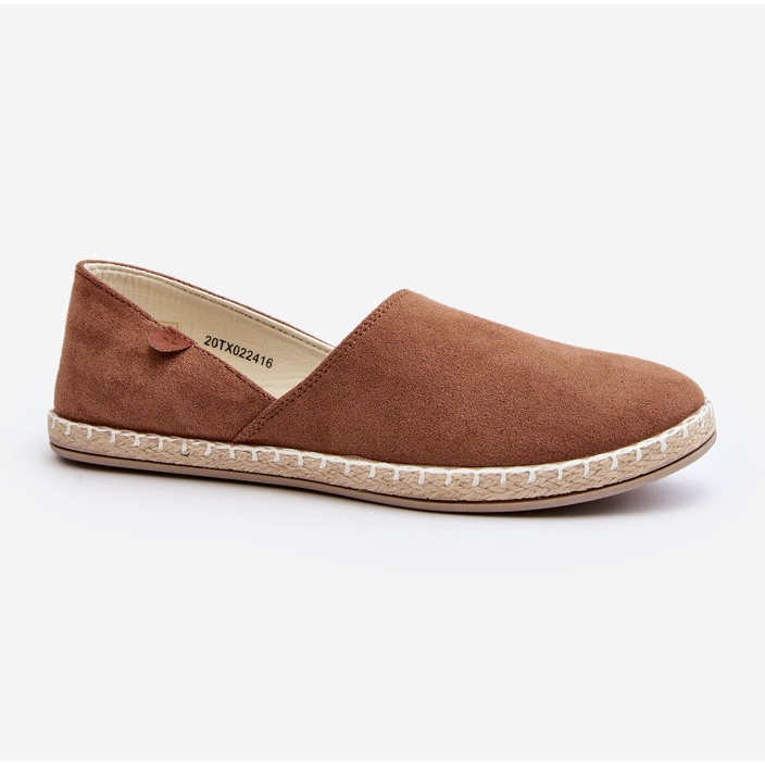 Espadrilles Femme En Daim Marron Vulcano brun 1