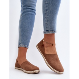 Espadrilles Femme En Daim Marron Vulcano brun 6