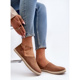 Espadrilles Femme En Daim Marron Vulcano brun 8
