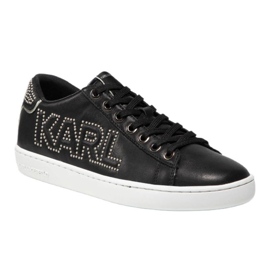 Karl Lagerfeld Chaussures Karl Lagefeld Kupsole Ii Karl Mikrostud Logo W KL61221 noir 1