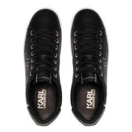 Karl Lagerfeld Chaussures Karl Lagefeld Kupsole Ii Karl Mikrostud Logo W KL61221 le noir 2