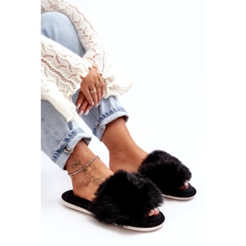 Chaussons Pour Femmes Avec Fourrure Noir Vienitta le noir 3 Chaussons Pour Femmes Avec Fourrure Noir Vienitta le noir 3