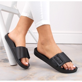 Chaussons de plage mousse noir femme Big Star FF274A389 le noir 2 Chaussons de plage mousse noir femme Big Star FF274A389 le noir 2