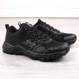 Chaussures de sport de trekking noires pour hommes Big Star LL174127 1