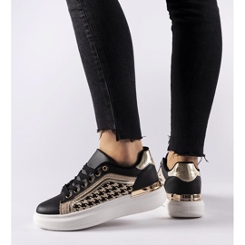 Baskets Briercliff noires à paillettes 1