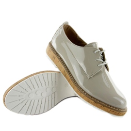Mocassins avec intérieur cuir 7153 Gris 2