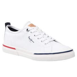Chaussures Pepe Jeans Kenton Smart M PMS30811 blanche 1