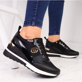 EVento W EVE274A chaussures compensées, noir le noir 2