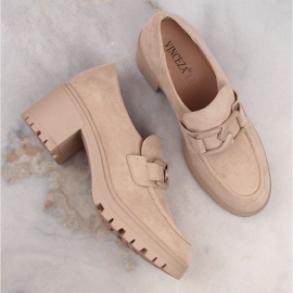 Vinceza W JAN177D chaussures en daim, beige 6