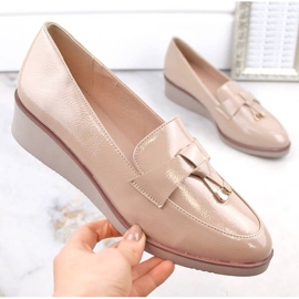 Vinceza W JAN263B chaussures compensées, beige 1