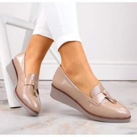 Vinceza W JAN263B chaussures compensées, beige 2