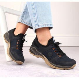 Chaussures confortables Rieker W RKR644, bleu marine 2