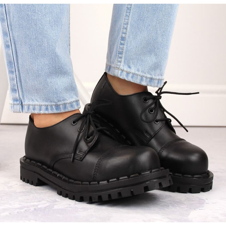 Gregor W GRE1206A bottes en cuir, noir le noir 2