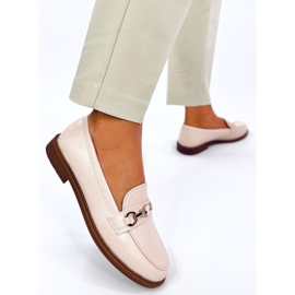 Gracess Mocassins ours en peluche beiges 2