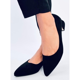 Marani Escarpins à talons bas noirs le noir 1