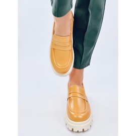 Mocassins plateforme Dench jaunes 2