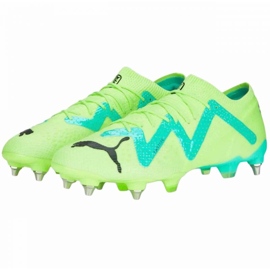 Chaussures de football Puma Future Ultimate Low MxSG M 107209 03 vert 1